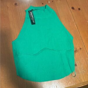Papermoon Vibrant Green Knit Top